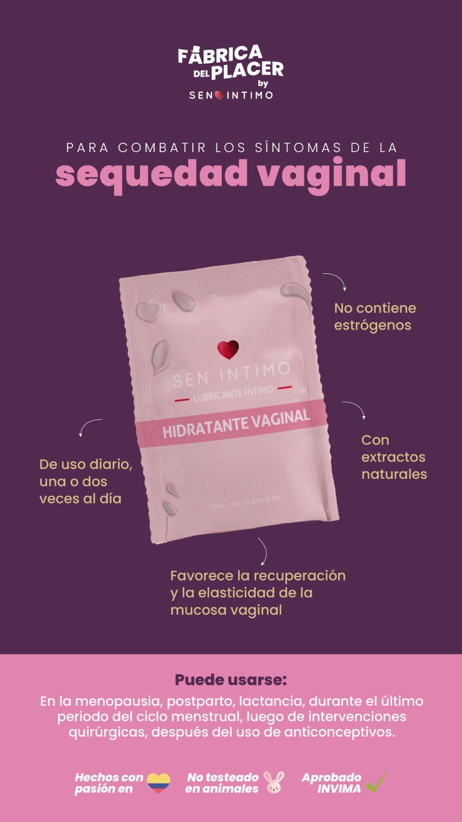 Lubricante Íntimo Hidratante Vaginal
