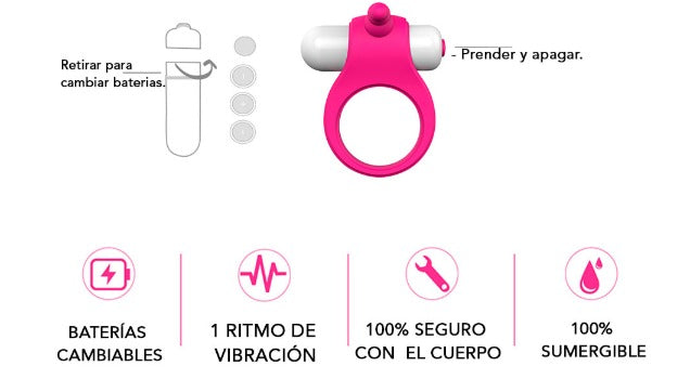 Anillo Vibrador Duet