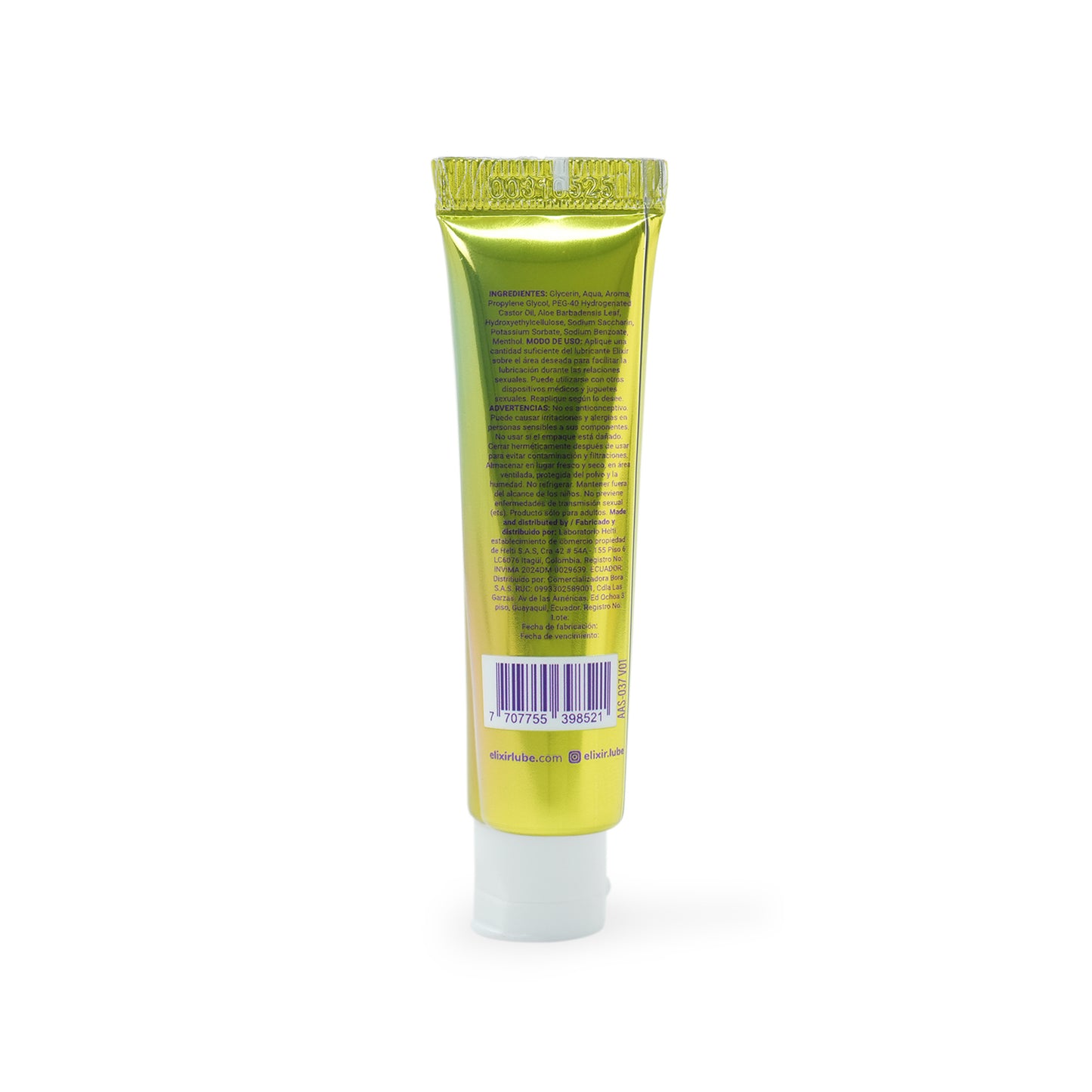 Lubricante 5 Sensaciones Elixir 15ml