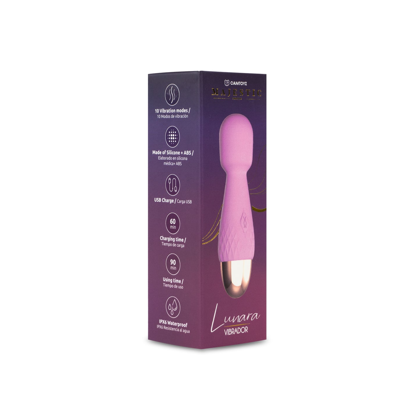 Vibrador Hitachi Lunara Lila Camtoyz