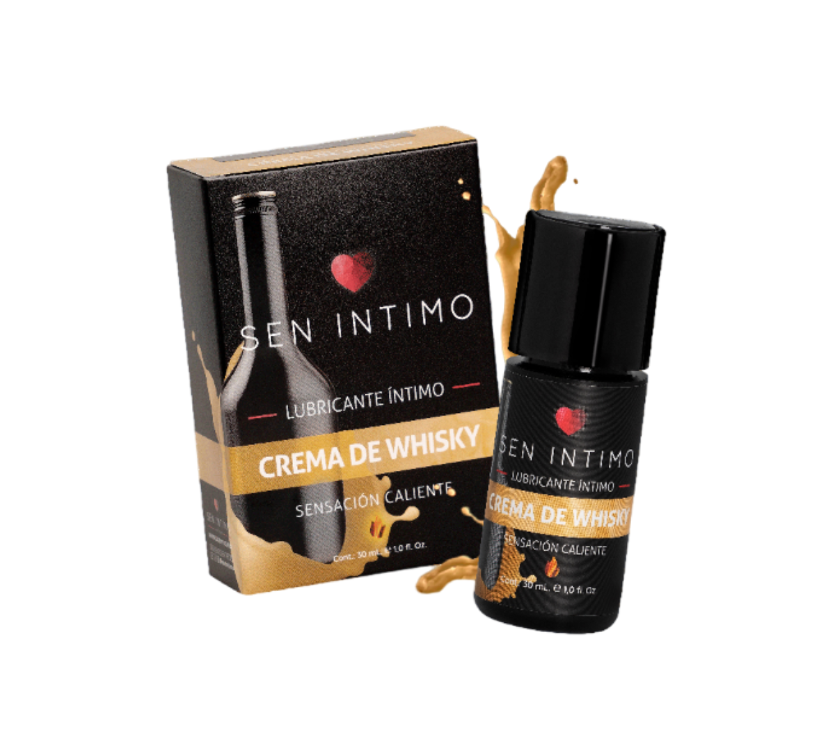 Lubricante íntimo Crema de Whisky - Luna Llena by JP Colombia