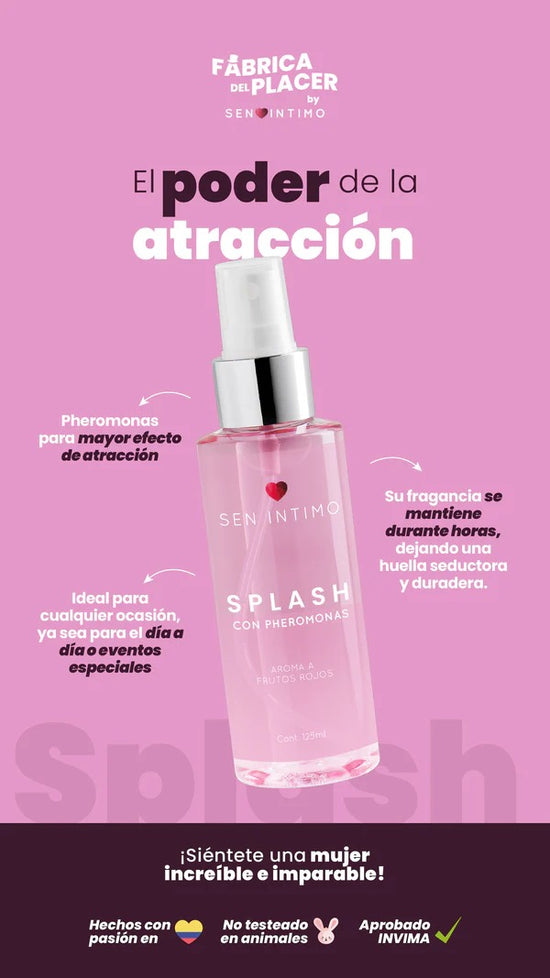 Splash con Phermonas Aroma a Frutos Rojos