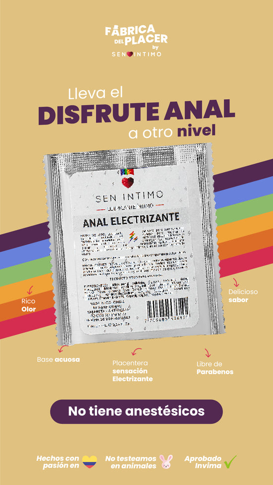 Lubricante Íntimo Sachet Anal Electrizante - Luna Llena by jp Colombia 1