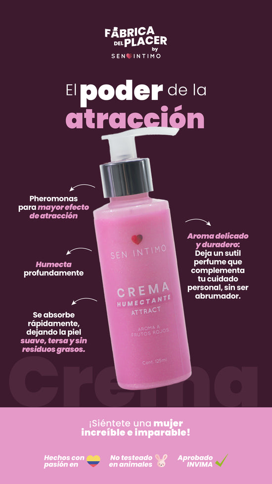 Crema Humectante X 125 mL Sen Intimo con pheromonas