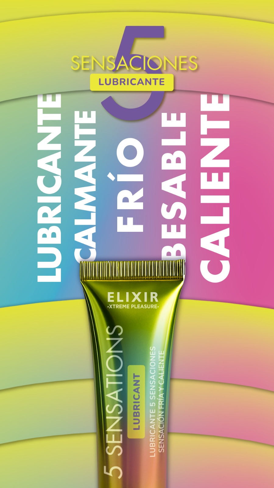 Lubricante 5 Sensaciones Elixir 15ml