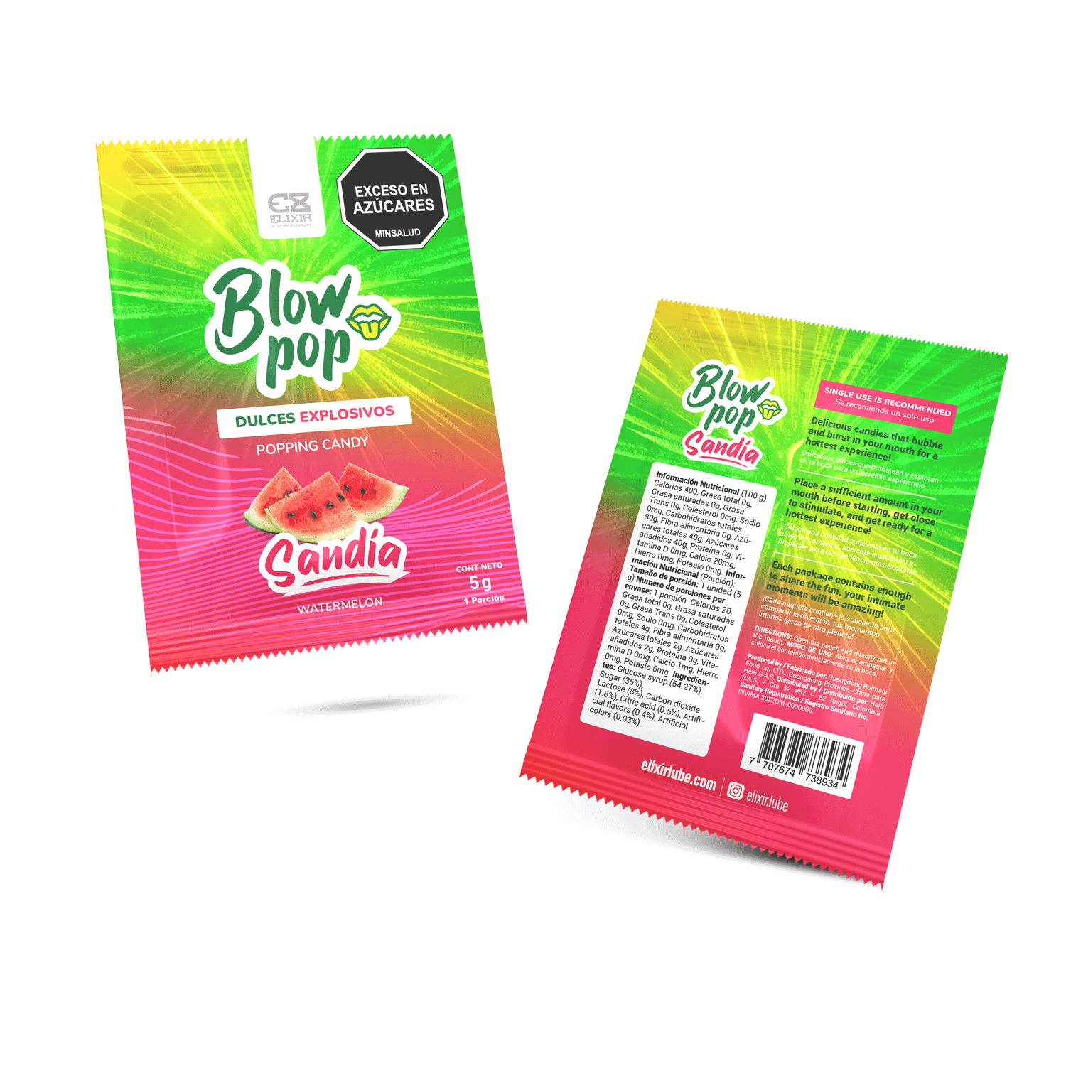 Blow Pop Elixir (SABOR ALEATORIO)