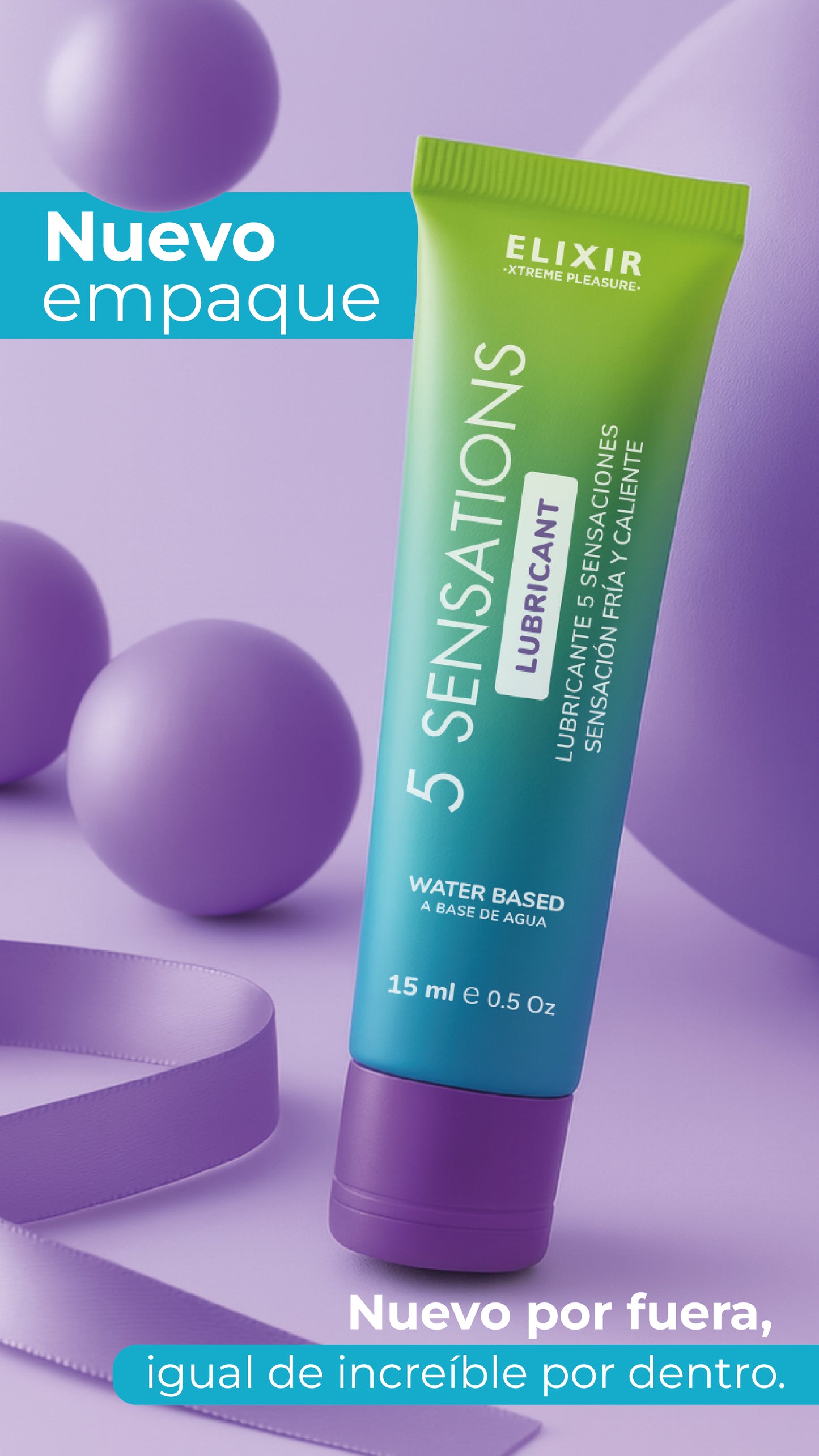 Lubricante 5 Sensaciones Elixir 15ml
